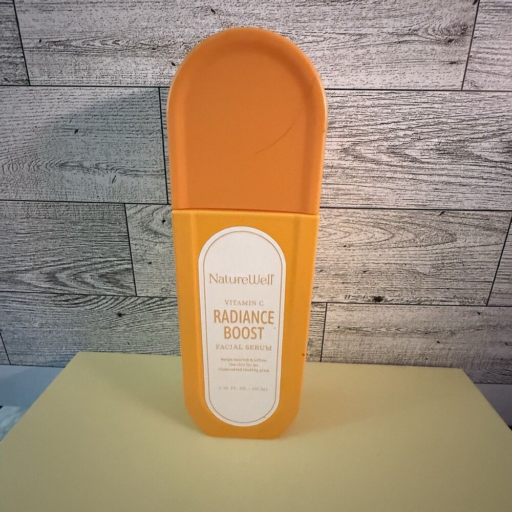 Naturewell Vitamin C Radiance Boost Facial Serum 3.38 fl New Without Box
